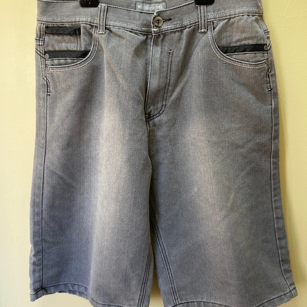 Most Ofcl Seven MOZ men’s grey denim shorts 36